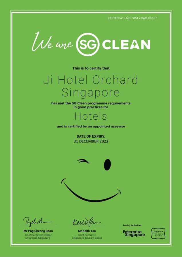 Ji Hotel Orchard Singapore Eksteriør bilde